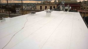 rifacimento tetto di un condominio a Ruvo di Puglia dopo i lavori dell'azienda Isolsud